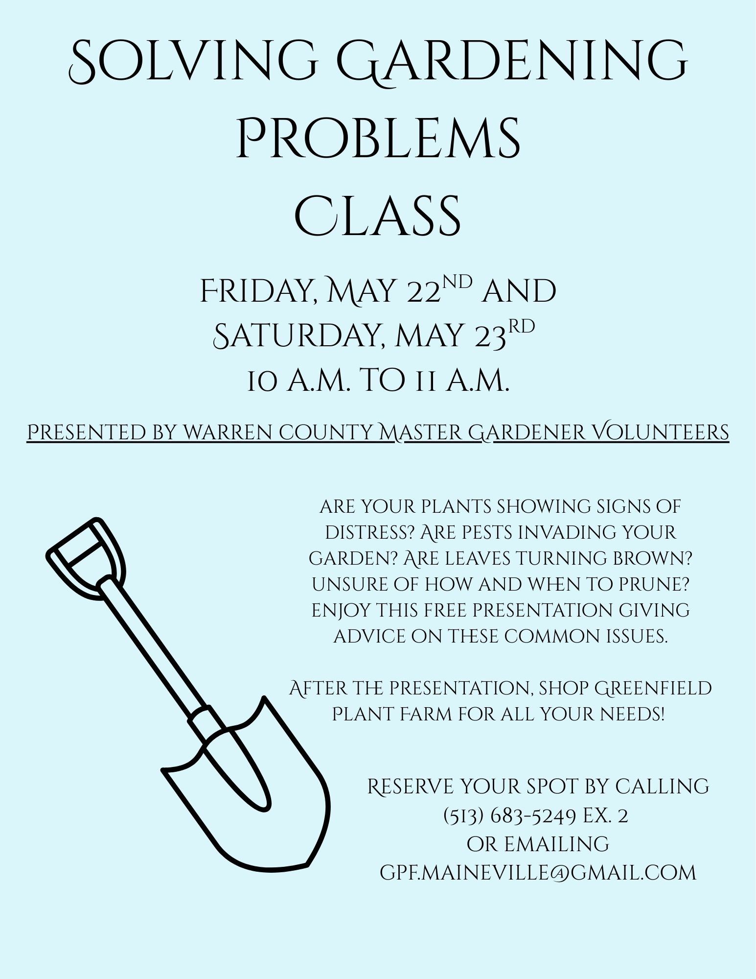 Solving Gardening Problems